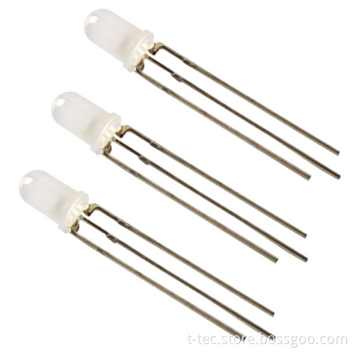 T-13/4 5mm Bi-Color Red and Green DIP LED (Common Anode/Cathode) for Indicator